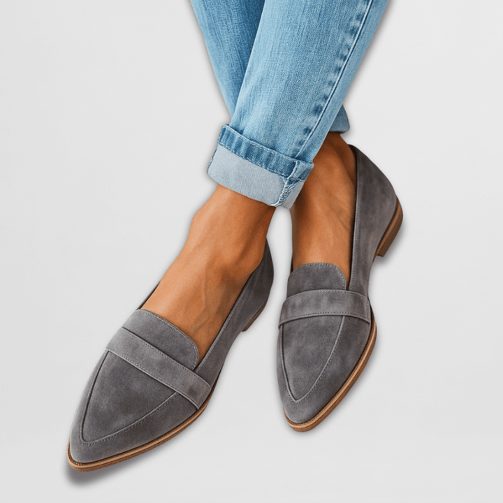 Helen | Orthopedische zachte suede slippers