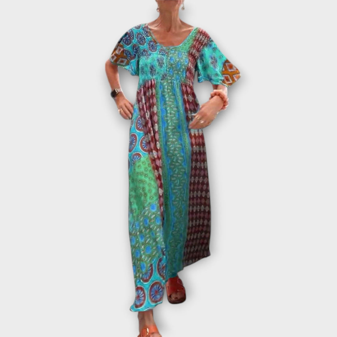 Melania - Levendige Boho-jurk