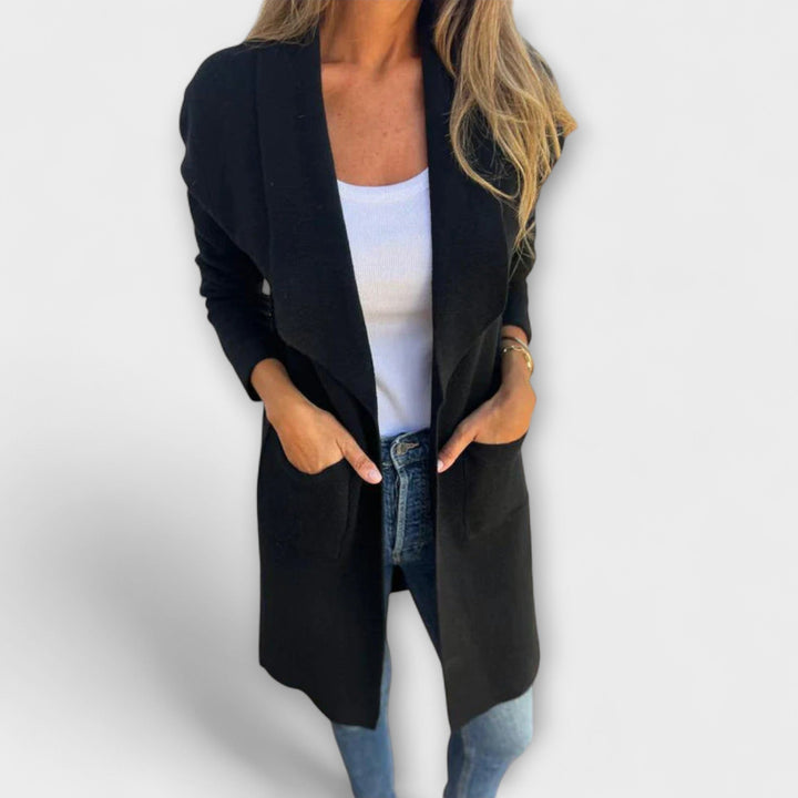 Eliane - Elegante Longline-Cardigan