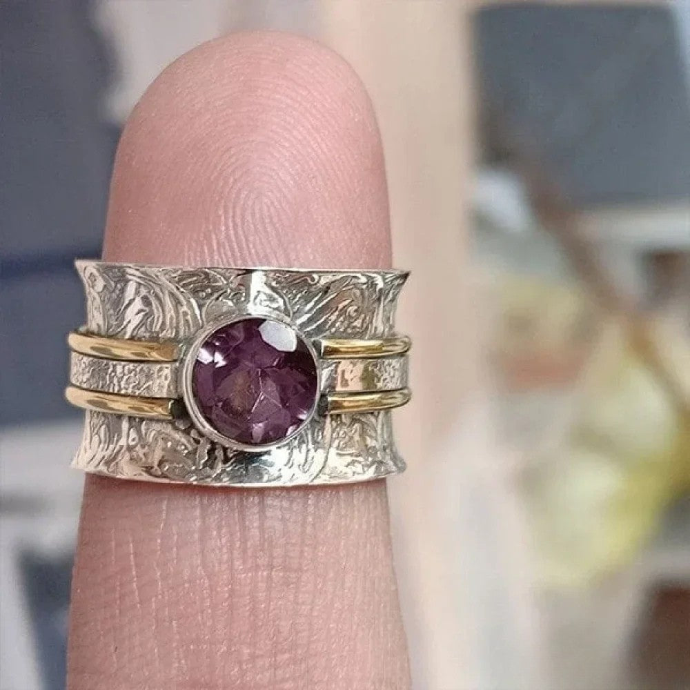 Boheemse Kristallen Meditatie Ring