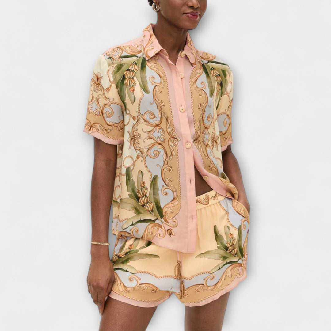Maren - Vintage Botanische Kaleidoscoop Druk Set
