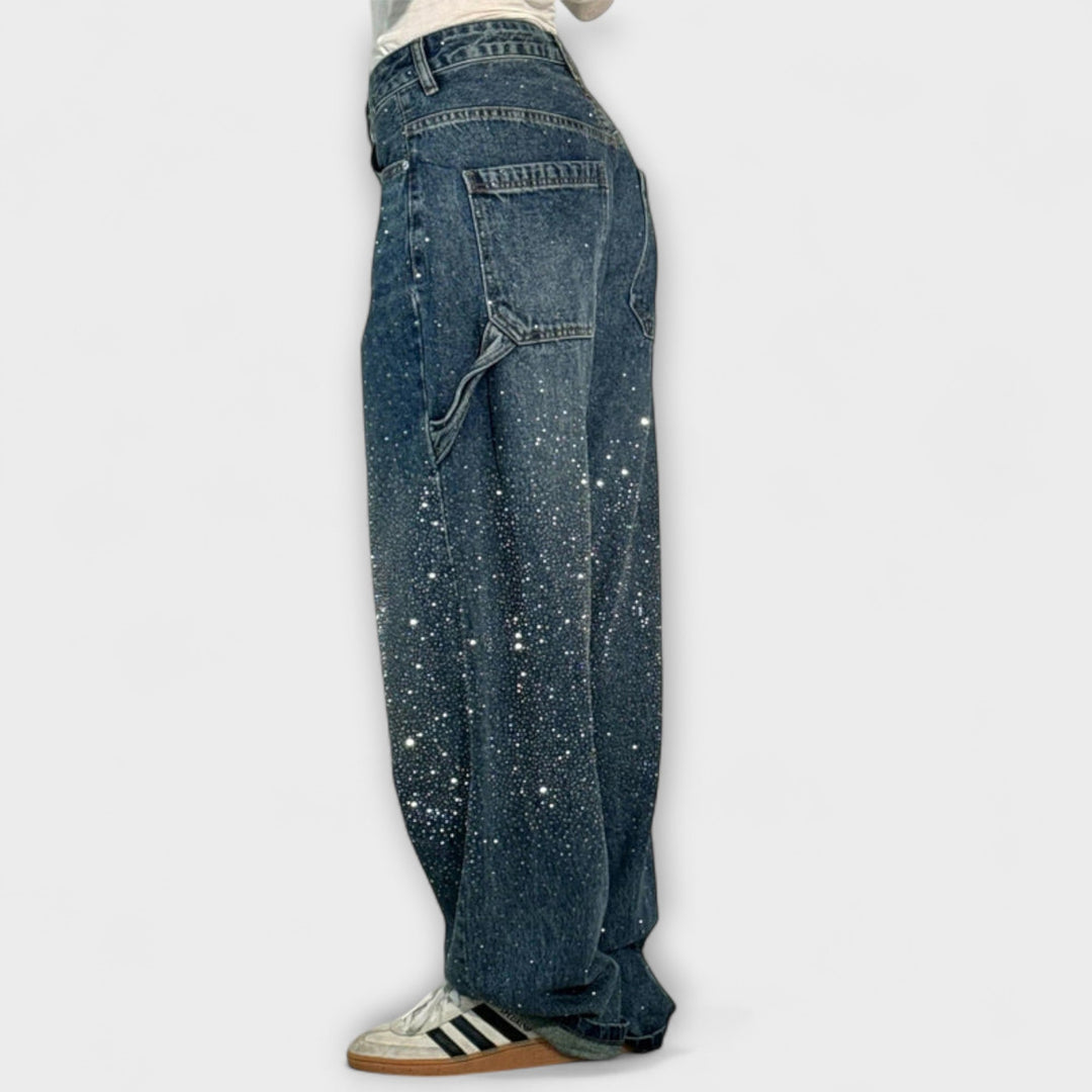 Fable - Shine Denim Jeans in Balloon Carpenter Stil