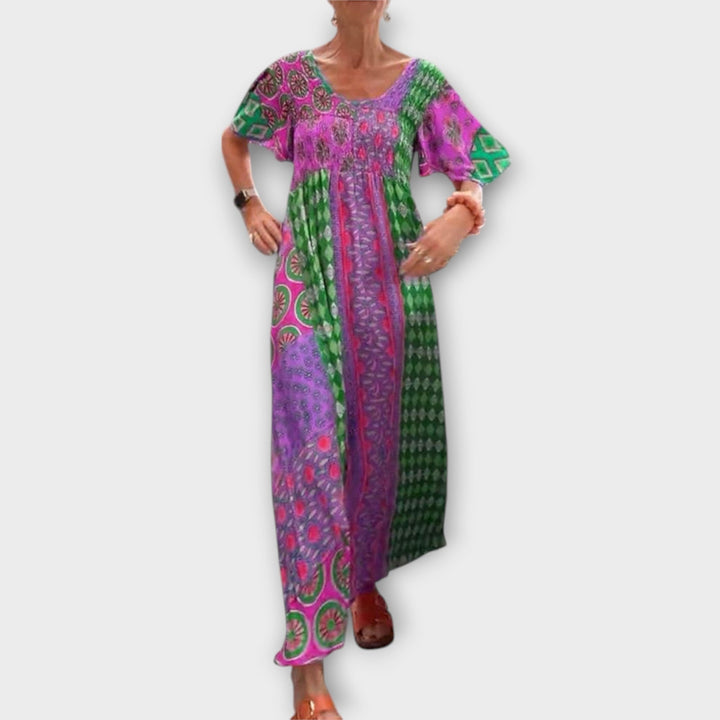 Melania - Levendige Boho-jurk