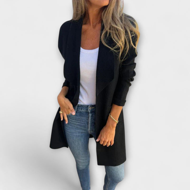 Eliane - Elegante Longline-Cardigan