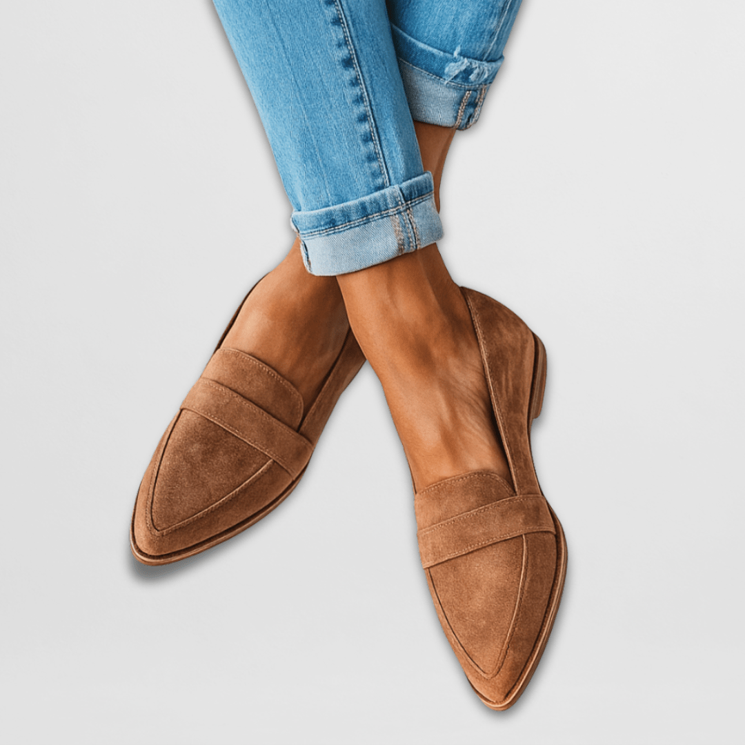 Helen | Orthopedische zachte suede slippers