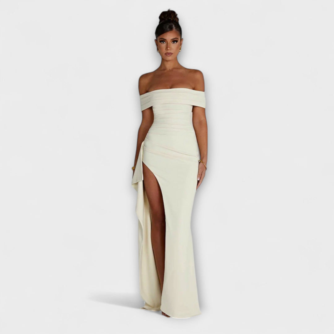 Gretchen - Gegraveerde Maxi Jurk