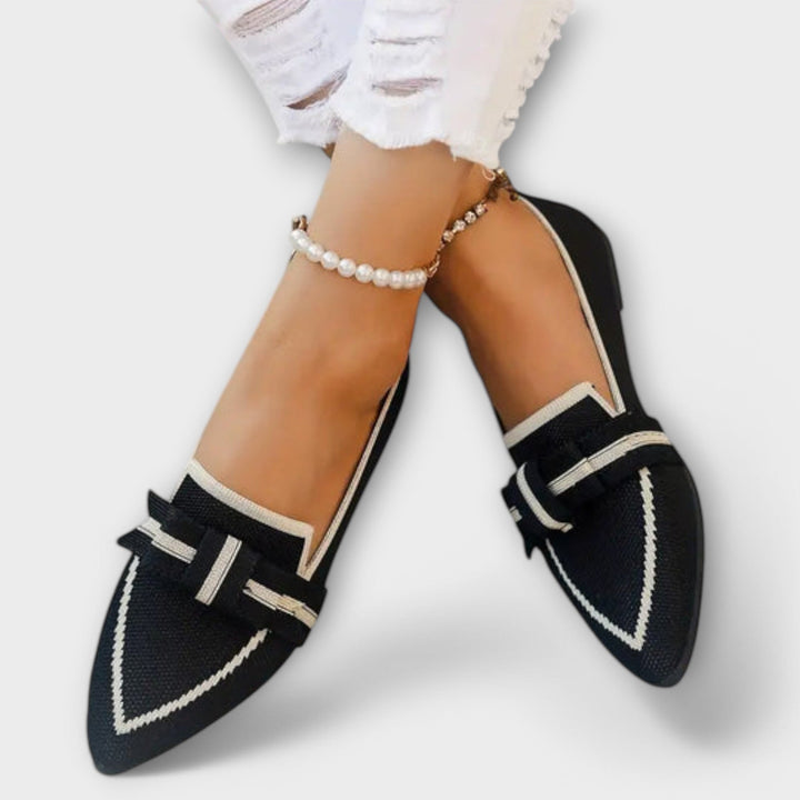Vlakke Dameschoenen met Geknoopt Ontwerp