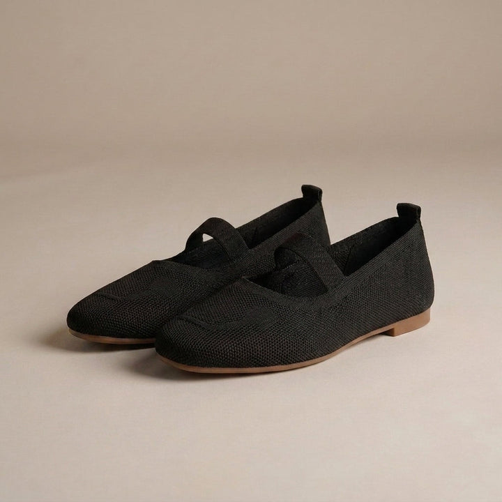 Ballerina's | Gebreide Mesh Mary Jane, Comfort de Hele Dag