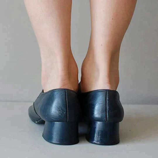 Anna - Vintage Mary Janes met Gesp en Blokhak