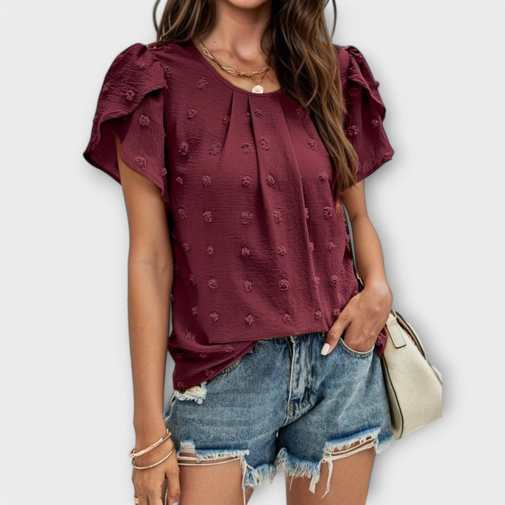 Charlotte - De perfecte polka-dot blouse