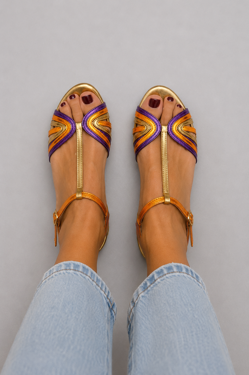 Viviana sandalen in mediterrane kleuren – afbeelding 2