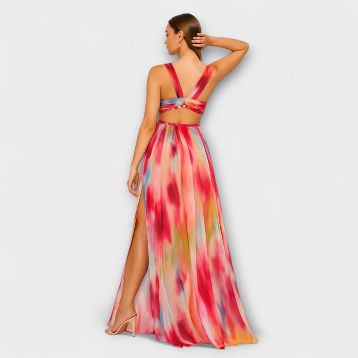 Freya - Geschilderde Maxidress