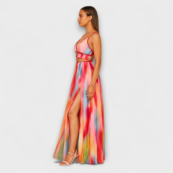 Freya - Geschilderde Maxidress