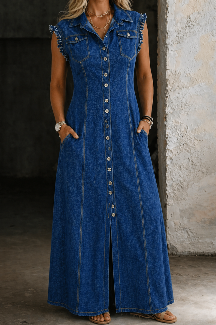 Leonor - Grote Jeans Jurk