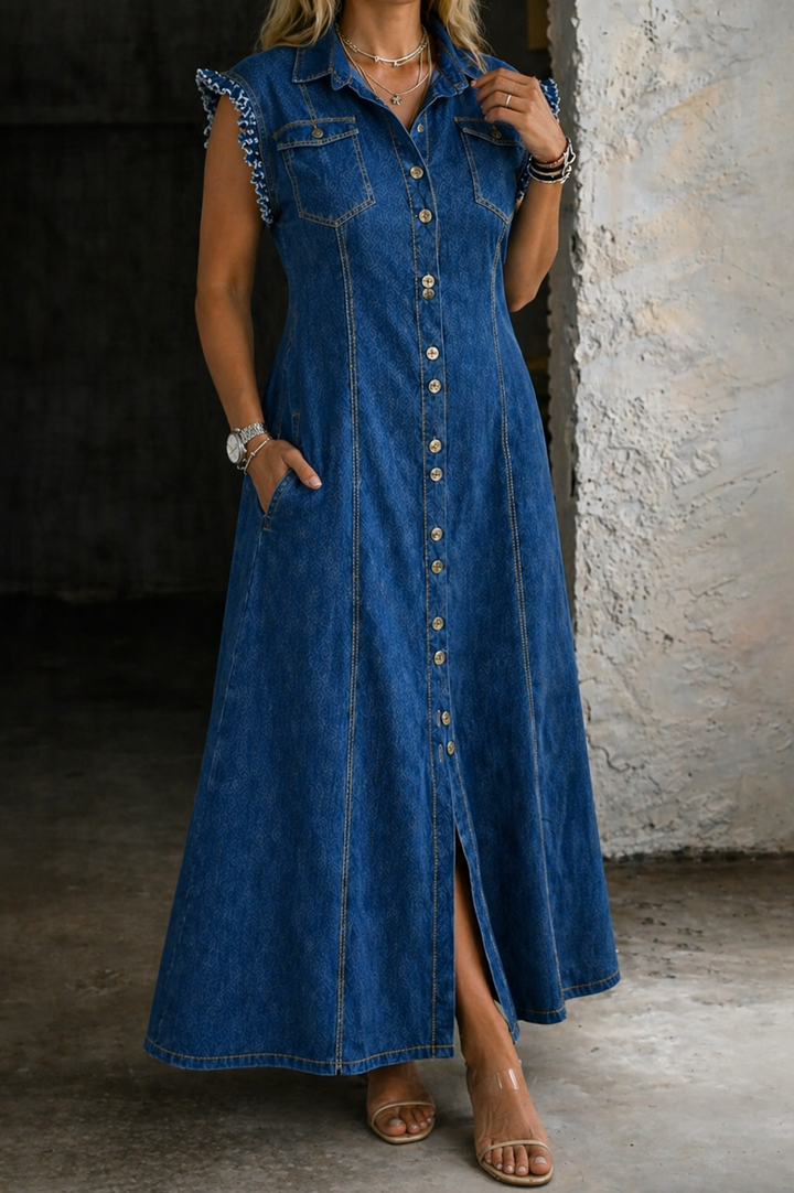 Leonor - Grote Jeans Jurk
