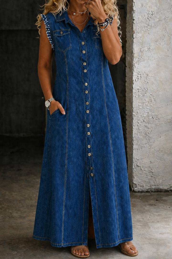 Leonor - Grote Jeans Jurk