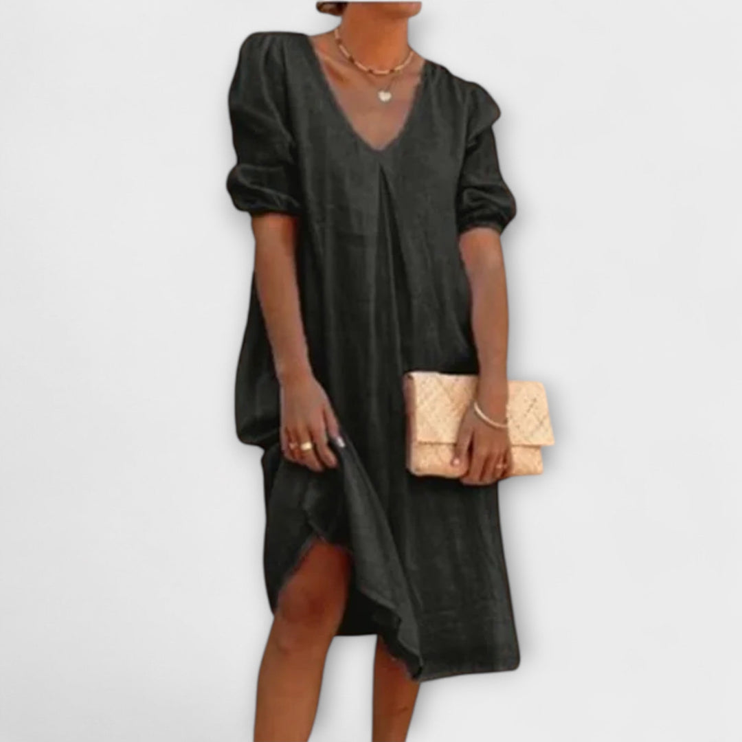 Fanny - Elegant zomerjurk met haakdetails
