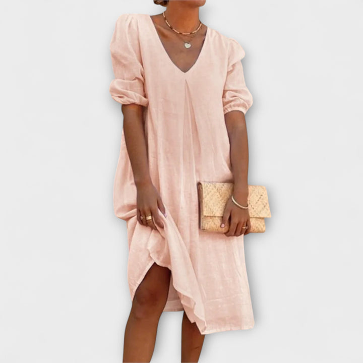 Fanny - Elegant zomerjurk met haakdetails