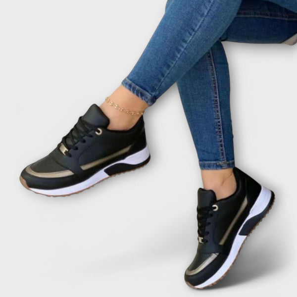 Lieke – Zwarte Orthopedische Sneakers