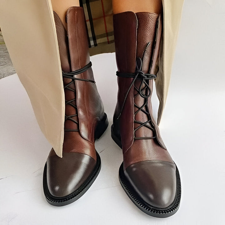 Yalena | Veterbottines met neuskap voor dames