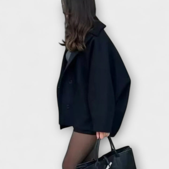 Lovie - Oversized Mantel met urban chic