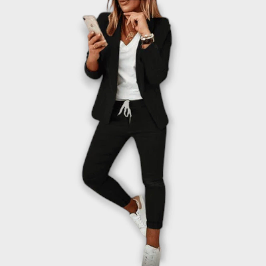 Sophia – Elegante en comfortabele blazer-set