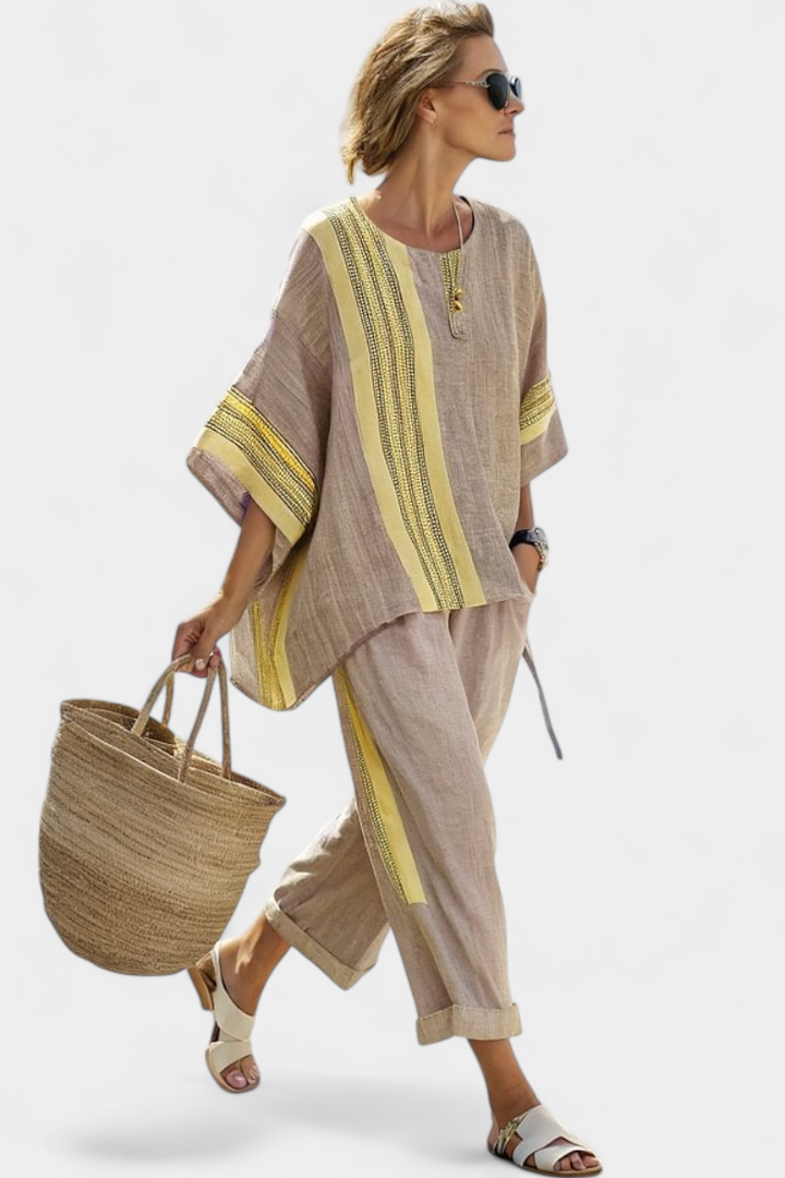Lorena - Boho-Linnen- en Bamboeset