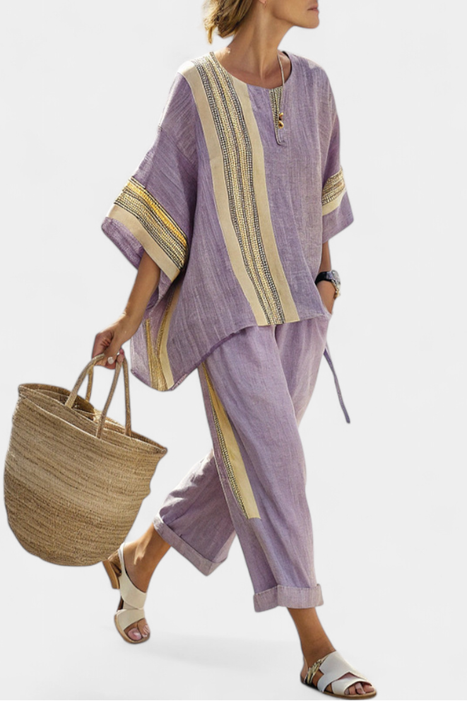 Lorena - Boho-Linnen- en Bamboeset