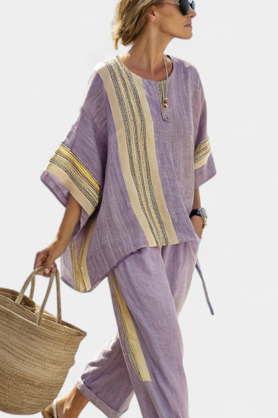 Lorena - Boho-Linnen- en Bamboeset