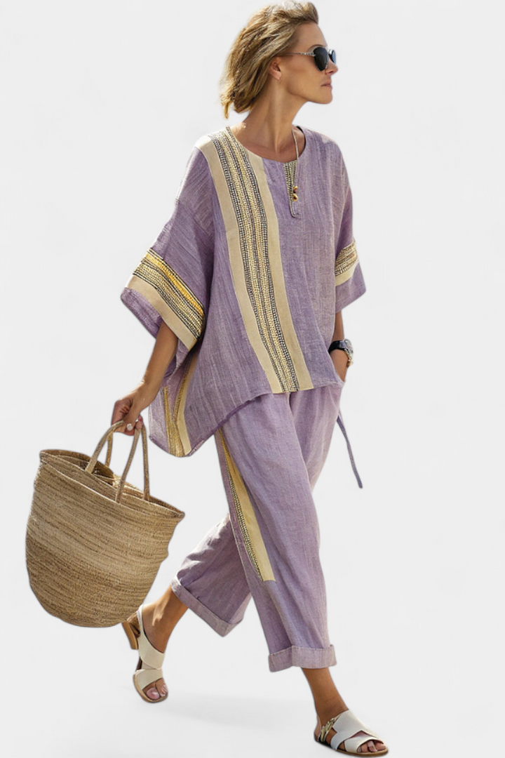 Lorena - Boho-Linnen- en Bamboeset