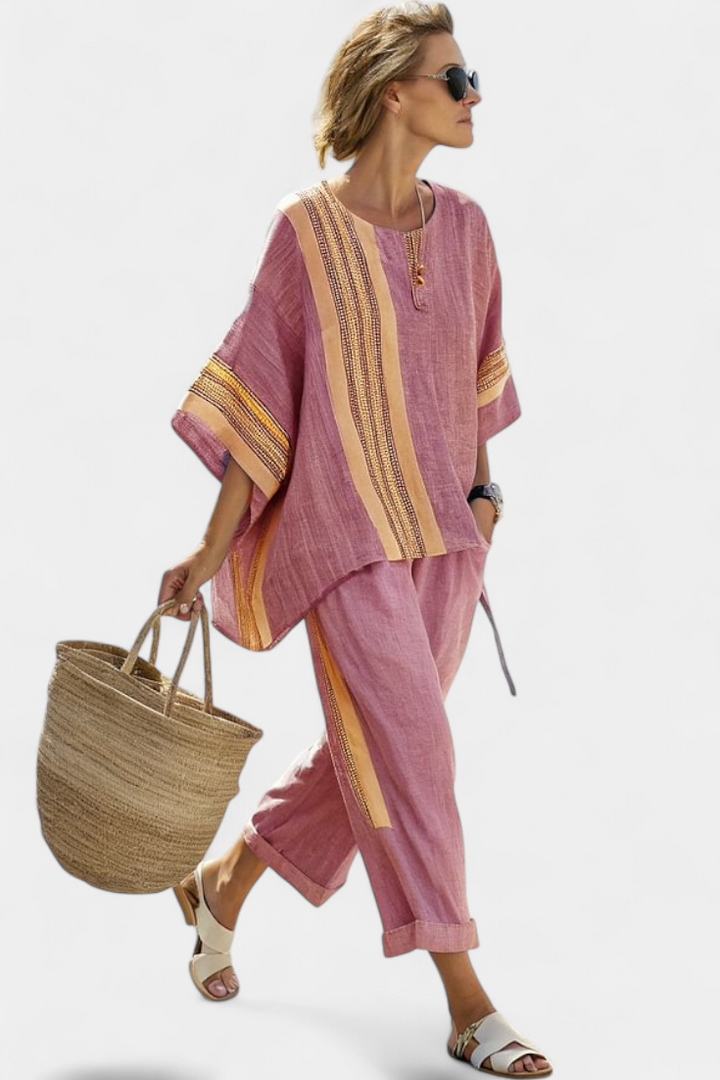 Lorena - Boho-Linnen- en Bamboeset