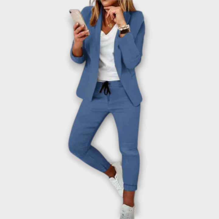 Sophia – Elegante en comfortabele blazer-set