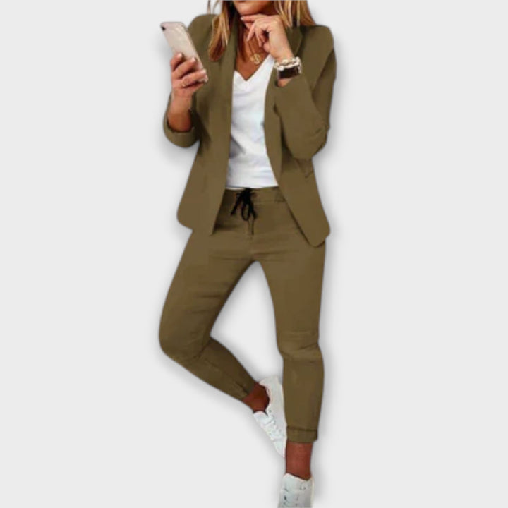 Sophia – Elegante en comfortabele blazer-set