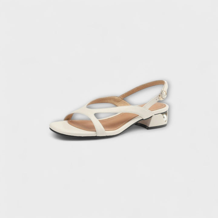 Evelyn - Elegante Platte Sandalen Minna met Verfijnde Afwerking