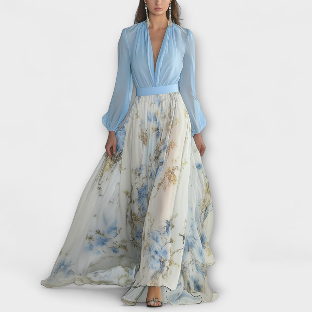 Harper - Bloemen-Maxikleed