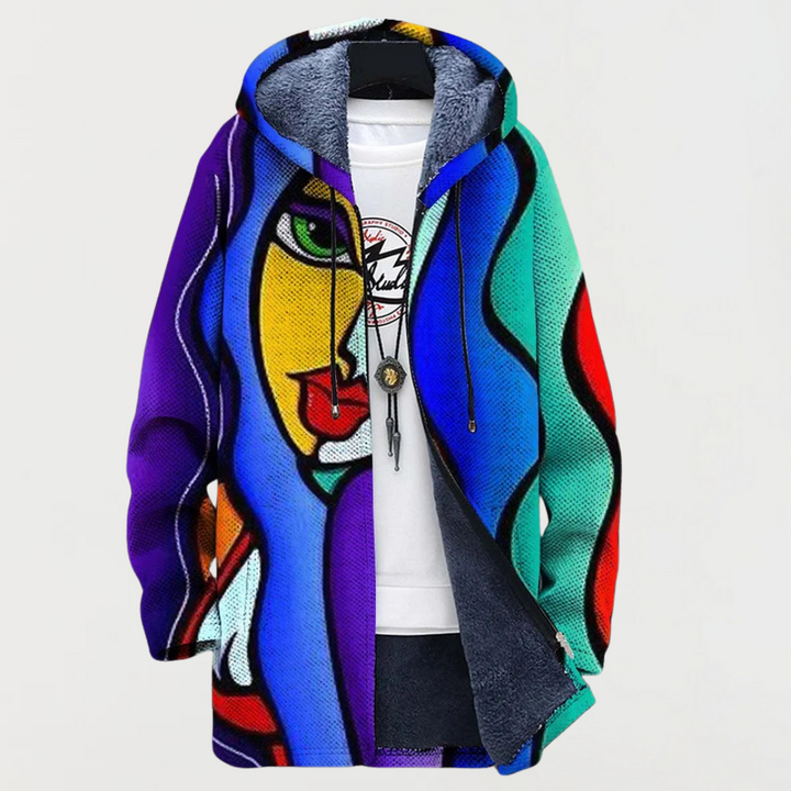 Elisa – Jas met kleurrijke print