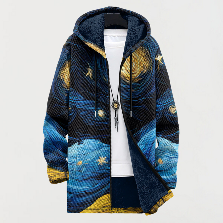 Amelie – Jas met sterrenhemelpatroon