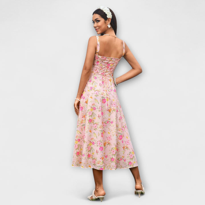 Hoop - Rüschentop Jurk met Splitdetail