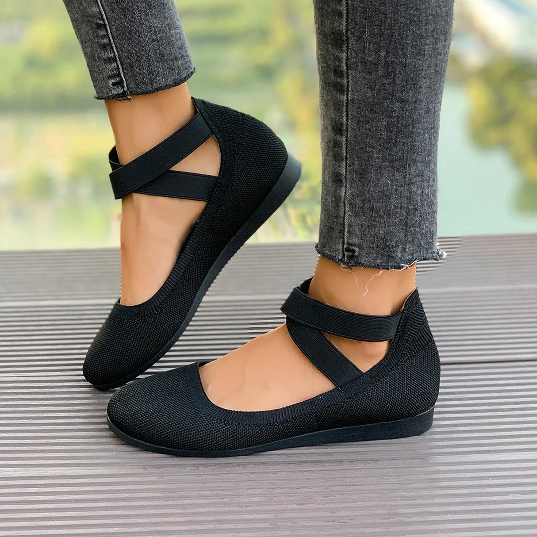 Naffy Summer - Semi-orthopedische Ballerina's van Ademende Mesh, Ultralicht