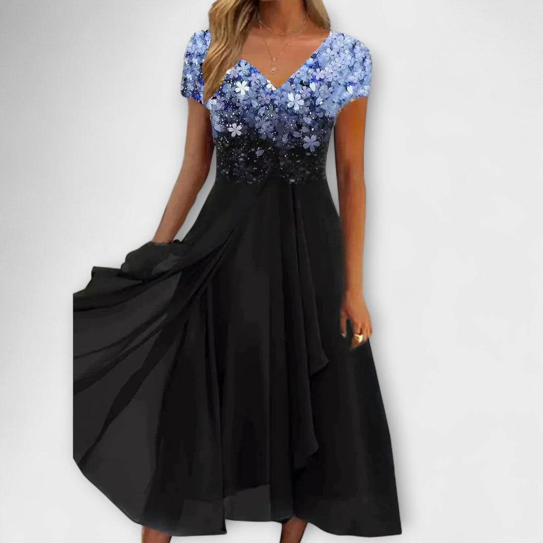 Lara - Dames Chiffon Partykleed