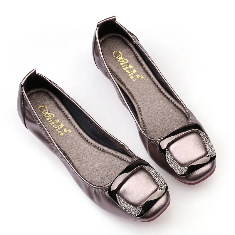 Partyoff Chic – Ballerina's met Vierkante Gesp