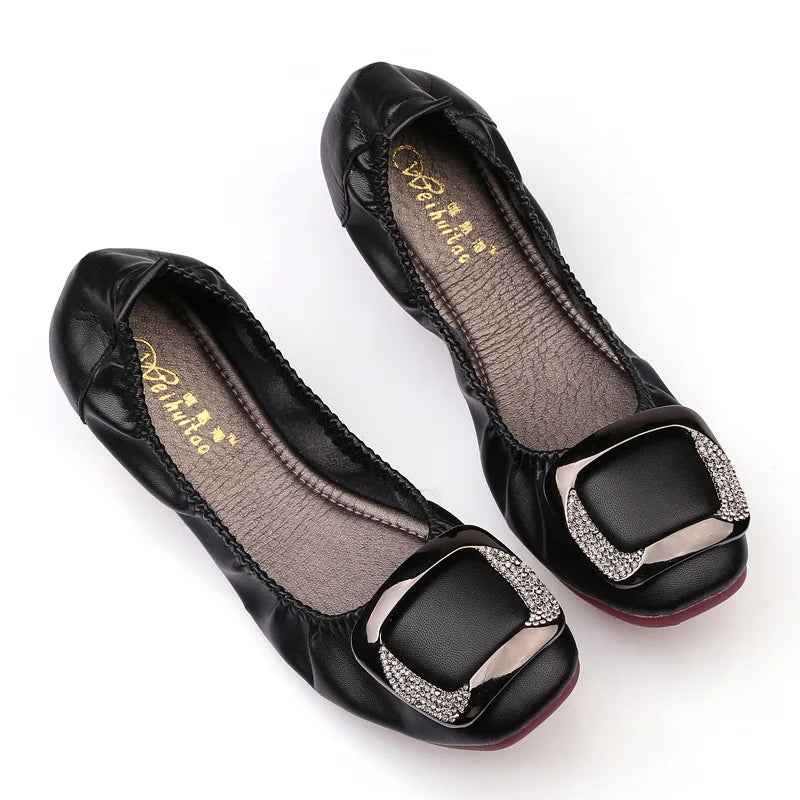 Partyoff Chic – Ballerina's met Vierkante Gesp