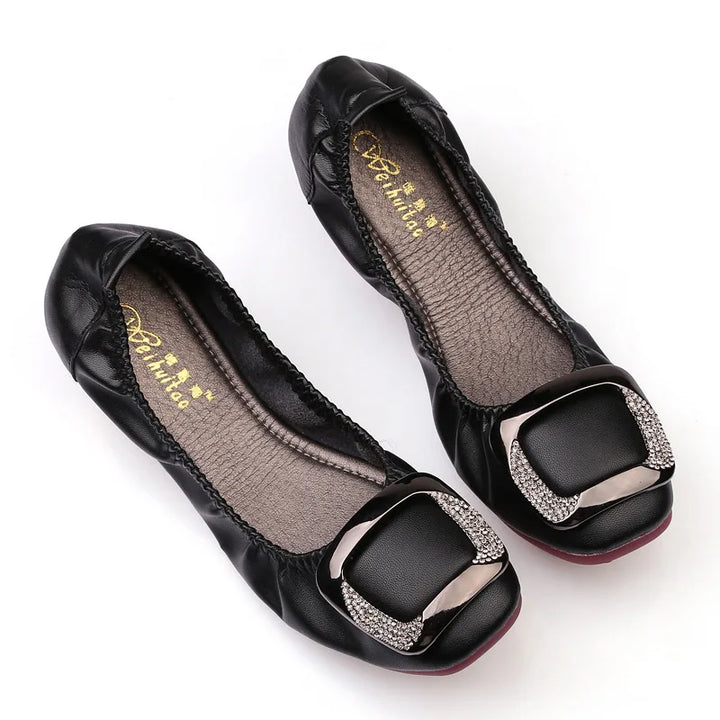 Partyoff Chic – Ballerina's met Vierkante Gesp