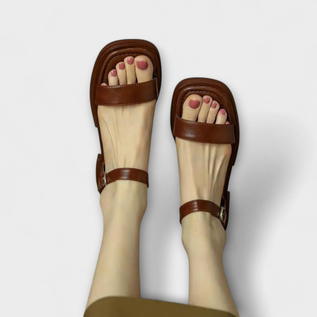 Elsen - Juneya Leren Sandalen