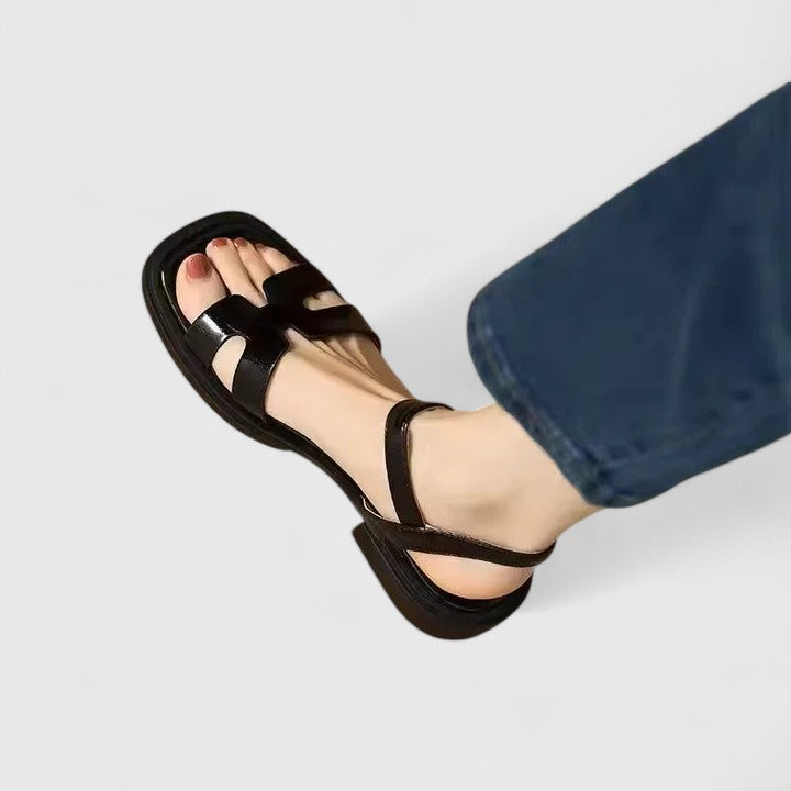 Deliane - Elegante Platte Sandalen