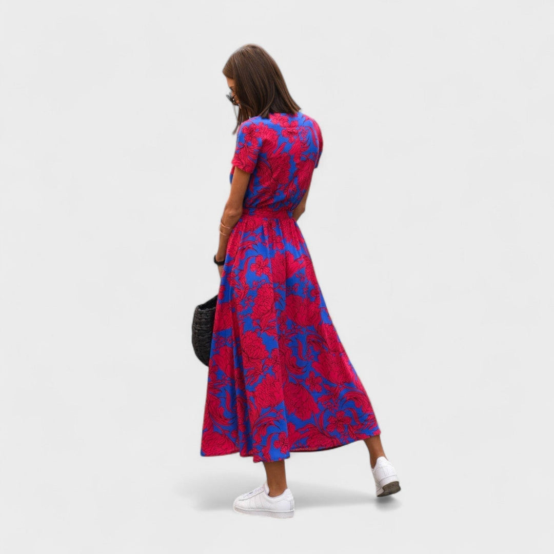 Lila Rosa - Boho Chic Jurk