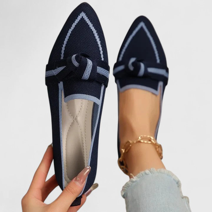 Shay | Spitse loafers met knoopdetail voor dames