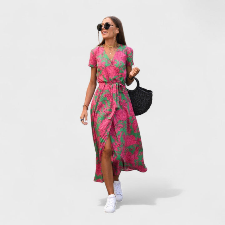 Lila Rosa - Boho Chic Jurk