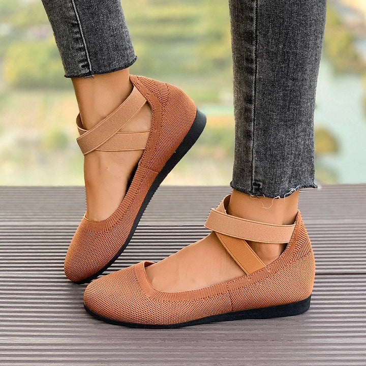 Naffy Summer - Semi-orthopedische Ballerina's van Ademende Mesh, Ultralicht