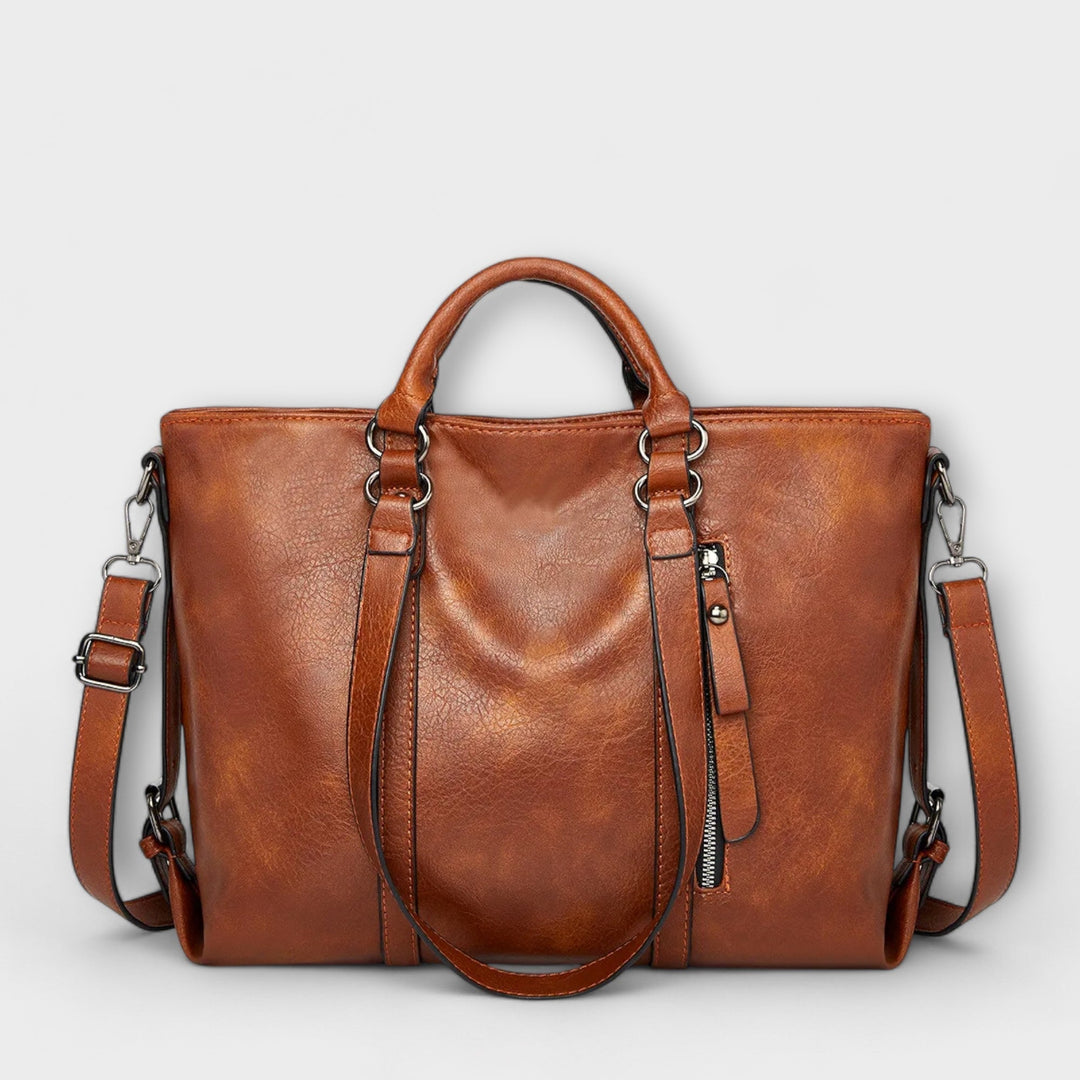 Magnolia | Grote leren shopper voor dames